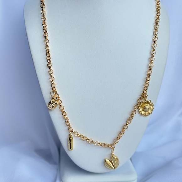 Gold Fortune Charm Necklace - Picture 3 of 4